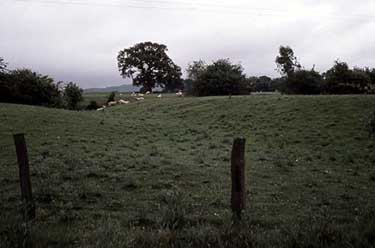 Earthworks surrounding Heath chapel