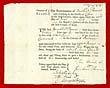 A settlement examination for Rowland Thomas, 1778