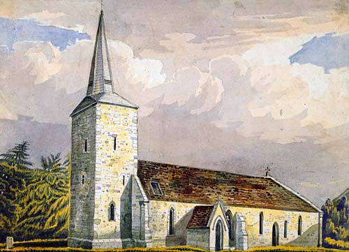 The church of St John the Baptist, Nash